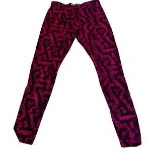 Nike Just Do It Leggings Snakeskin Print‎ Athletic Pants Activewear Medium